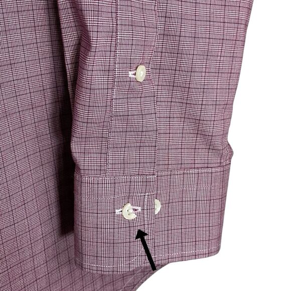 Ralph Lauren Dress Shirt Mens 17 32/33 Button Up Non Iron Plaid Preppy LS LRL - Picture 8 of 11